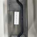 10-inch Humane Mouse Trap Indoor and Outdoor for Home, Animal Live Cage Trap,Extended Transparent Rat Trap Outdoor,Sensitive Pedal Trigger(Grey)