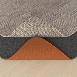 Felt and Rubber Backing Rug Pad, 10'x14'9"(300x450cm) Non-Slip Rug Pad, 1/8” Thick, Under Area Carpet Protective Cushioned Pads, Rug Gripper Suitable for Hardwood Floors, Keep Rugs in Place