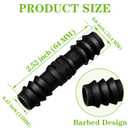 20 PCS Drip Irrigation Fittings Kits Barbed Coupling Connectors Drip Line Coupler Connector, Fits for Most 1/2 Inch PE Pipe or O.D. 16mm Drip Tubing in Irrigation Sprinkler System