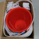 Sloosh 12 Sets Sand Buckets with Shovels for Kids Beach Pails Toys Party Favors Pail Set Plastic Bucket with Handles