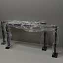 Slatwall U-Shaped Rectangular Tubing Hangrail - 24"x12", Slatwall Accessories and Hangers for Retail Display and Home Garment Storage (2)