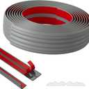 Duzzy Wall Corner Protector Trim, 10.5 Feet Flexible Inside & Outside Corner Guard Trim, Peel and Stick Corner Molding, Self-Adhesive Strip for Wall Edge, Ceiling, Door Frames, Countertop (Gray)