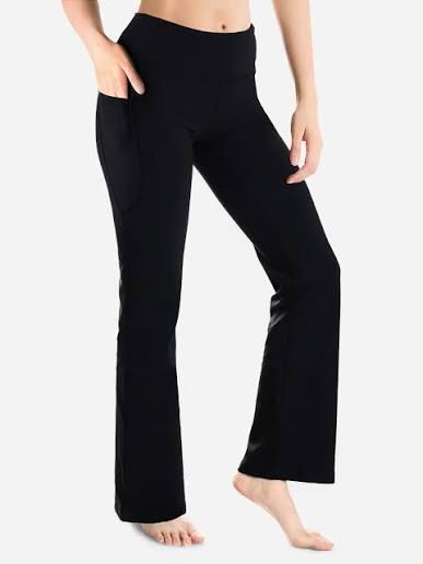 Yogipace Black Yoga Pants Large