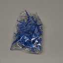 Quzzil 12 Pcs Christmas Blue Bethlehem Star Ornament 4.72 x 2.95 Inch Star of Bethlehem Christmas Tree Topper Glitter Ornament Plastic Nativity Stars Hanging Decor Accessories