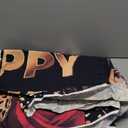 Dudaacvt Happy Birthday Backdrop Leopard Photography Background for Adult Leopard Birthday Party Banner Gold Leopard Birthday Photography Background Banner 7x5ft