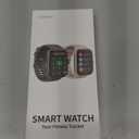 Smart Watch for Men Women (Answer/Make Call), 1.96" HD Fitness Tracker Running Watch, IP68 Waterproof, Pedometer, Sleep/Step/Activity/Heart Rate Monitor,110+ Sport Mode Smartwatch for iOS Android Phone (Coco Black)