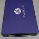 HAIRCUBE Ombre Light Blonde Wigs for Women, Long Straight Wigs with Bangs Heat Resistant Fiber Synthetic Wigs