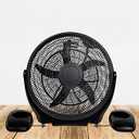 Simple Deluxe 20 Inch 3-Speed Plastic Floor Fans Quiet for Home Commercial, Residential, and Greenhouse Use, Outdoor/Indoor, Black