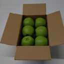 WangLaap 12 Pcs 3inch Green Fake Apples Decoration Artificial Apples Fake Fruits for Home Kitchen Decoration (Green)
