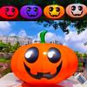 Thanksgiving Party Decorations Inflatable Pumpkin Shape Remote Control Led 23 Inches Pumpkin for halloween Holiday Outdoor Yard Indoor Hanging Decorations with Waterproof Multicolor (23" Cute Pumpkin)