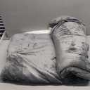 Bedsure GentleSoft Sherpa Fleece Blankets Queen Size for Bed - Thick and Warm Throw for Women and Men, Soft Fuzzy Plush Queen Blanket for Winter, Grey, 90x90 Inches