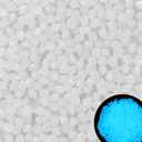 850pc Diamond Shaped Luminous Stone Glow Rocks Small Luminous Pebbles for Fish Tank Aquarium Bonsai Indoor & Outdoor Yard Pathway (White)
