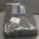 COSY HOMEER Edging Stair Treads Non-Slip Carpet Mat 28inX9in Indoor Stair Runners for Wooden Steps, Edging Stair Rugs for Kids and Dogs, 100% Polyester TPE Backing (15pc, Black)