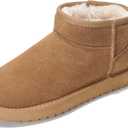 Project Cloud 100% Genuine Leather Ankle Boots for Women - Water Resistant with Memory Foam Insole Winter Boots for Women - Trending Shoes & Comfortable Women's Ankle Boots (Hippy) (6.5)