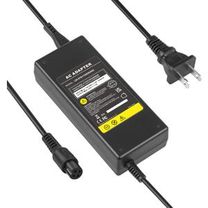 Fancy Buying 4 Prong Scooter Charger for Segway Ninebot S/ S-MAX/ Mini lite/ Mini PRO, 63V 1.1A Compatible with Ninebot by Segway Go Kart Kit, Gokart PRO