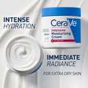 CeraVe Intensive Moisturizing Cream, Body Moisturizer With Shea Butter, 72H Hydration + Skin Barrier Repair, Fragrance-Free Body Lotion For Extremely Dry Skin, 19oz