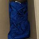 Outdoor Chair Cushions 16 x 17 Inch, Set of 4, Water Resistant Patio Chair Cushions with Tie 3 Year Color Fastness Thick Outdoor Seat Cushion for Garden Lawn Patio Furniture Navy