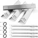 Grill Replacement Parts for Monument 4-Burner 24367,35633,17842, 24633,41847NG Gas Grill, Burner Tube, Heat Plate Tent, Igniter for Kitchen aid 720-0954, Monument 6 Burner 77352 77352MB 77352-MB
