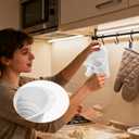 Funnel for Kitchen Aid Mixer - New Silicone Kitchen Funnels, Funnel Attachment for Kitchen Aid Artisan Ksm150 5-Quart Tilt-Head Stand Mixer, Durable & Mess Free - Red