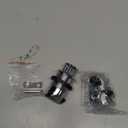 2Pcs Push Button Latch, Push to Close Latches for Perpendicular Door Configurations Latches - Push-to-Close Latches - Knob Stores Flush (Silver)