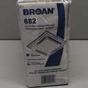 Broan-Nutone 682 Duct-Free Ventilation Fan, White Square Ceiling or Wall Exhaust Fan with Plastic Grille