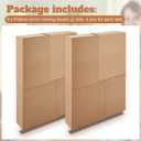 Ireer 2 Set Picture Shipping Box 40" x 60" x 4" Corrugated Cardboard Adjustable Boxes for Shipping TV Picture Mirror Moving Packing Glass Storage Supplies
