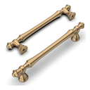 Amerdeco 10 Pack Champagne Bronze Cabinet Pulls 5 Inch(128mm) Hole Center Cabinet Hardware Kitchen Cabinet Handles for Bathroom Drawer Pulls Dresser Pulls ZH0014