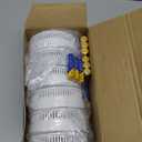 6 Packs,2 in 1 Technology, Smoke,Carbon Monoxide Detector, Co Alarm,85db Alert,LCD Readout,3 Color LED Indication,(Green Light Blinking at Work), with 3 AA Batteries,Easy Install,for Home and Kitchen