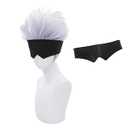 Maingua Anime Wig Cosplay Silver White Hair Replacement Wigs for Adult Party Halloween Christmas (Grey 1#)