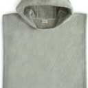mushie Poncho Towel for Toddlers and Kids (Moss) | Organic Terry Cotton | Ages 1-3 Years