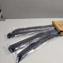 Lightronic Extra Durable Tape-on Auto Vent Window Visor, Fit 2014-2018 Chevrolet Silverado & GMC Sierra 1500; 2015-2019 Silverado/Sierra 2500 HD & 3500 HD; Crew Cab, UV-Protect Rain Guard, Smoke, 4Pcs (Outside Mount)