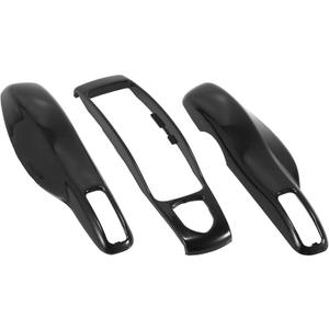 Unifizz 1 Set Gloss Black Car Remote Key Cover Fob Case Cover Shell ABS for P-o-r-sche Cayenne Panamera Macan