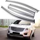 Sun/Rain Guards Wind Deflector Window Visors Compatible with 2017-2024 Cadillac XT5, Sun Visor Shield, Tape-On 4 pcs