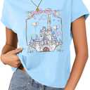 Magical Shirt for Women Magic Kingdom Castle Tshirt Princess Shirts