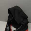 UOQAPRE Women's Over The Knee Thigh Low Chunky Heel Boots,Round-Toe Side Zip Long Boots Platform Chunky Heel Bootie for Women (6, Black-02)