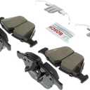 BOSCH BC1260C QuietCast Premium Ceramic Disc Brake Pad Set - Compatible with Select BMW 323i, 328i, 328i xDrive, 328xi, X1; FRONT