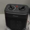 Space Heater, 1500W Electric Heaters Indoor Portable with Thermostat, PTC Fast Heating Ceramic Room Small Heater with Heating and Fan Modes for Bedroom, Office and Indoor Use (10IN)