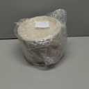 Freshware Paper Plates - Disposable 9" Plate, 125-Pack Biodegradable Sugarcane Fiber Dinner Plates - Heavy Duty Dinnerware for Hot Food - Microwave & Freezer Safe, Stackable Dinnerware (Natural)