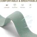 Easuny 5 Pack Stretchy Bands Compatible with Apple Watch 38mm 40mm 41mm 42mm 44mm 45mm 46mm Women, Elastic Fabric Nylon Strap Wristband for iWatch SE 3 2 1 Series 11 10 9 8 7 6 5 4 3 Boho Solo Loop (B6:Light Green/Pink/White/Black/Dark Pink)