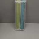 American Mahjong Game Set, 166 Quality White Tiles, 4 All-in-One Color Rack/Pushers, Mahjong Tile Set with Blue Printed Carrying Bag