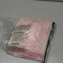 8 Pcs Microwave Bowl Cozy Holders  Valentine's Day Pink Plaid Stripe Polyester Reusable Hot Pads Soup Bowl Potholders Heat Resistant Grip, Housewarming Kitchen Gift for Hot Food Plates