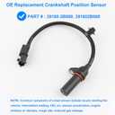 Crankshaft Position Sensor, Crank Sensor 391802B000, 39180-2B000 Compatible with Hyundai Kia - 2012-2019 Accent Rio, 2011-2020 Elantra Soul, 2014-2020 Tucson Forte, 2012-2021 Veloster, 14-2018 Forte5