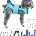 Kkiimatt Dog Grooming Hammock Pet Grooming Hammock 2023 New Edition Medium Dog Hanging Harness Holder for Nail Clipping,Dog Nail Trimming Hammock,Dog Grooming Sling