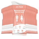 DIBBATU Disposable Urine Bag, 12/24 PCS Pee Bags for Travel for Women/Men, 800ML Emergency Portable Urinal Bag and Vomit Bags, Unisex Urinal Bag for Camping, Traffic Jams, Pregnant, Patient, Kids