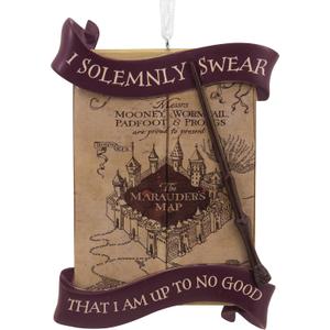 Hallmark Harry Potter Marauder's Map Resin Christmas Ornament