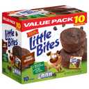 2 x (Value Pack) Little Bites Fudge Brownies, 10 individual packs, (1.8 oz each), Real Chocolate Mini Muffins, 18 oz Multipack (EXP 05/31/26)