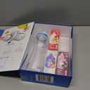 Cirkul 22oz. BPA-Free Plastic Water Bottle Starter Kit with Blue Lid, 2 Flavor Cartridges (1 LifeSip Fruit Punch, 1 FitSip Mixed Berry) No Sugar, Zero Calorie Drink Mix