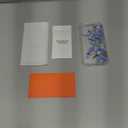 GVIEWIN for iPhone 17 Pro Case with Screen Protector, Upgraded [Full Camera Protection] [Non Yellowing] Floral Slim Shockproof Clear Women Phone Cover for iPhone 17 Pro 6.3" (Aconite/Blue)