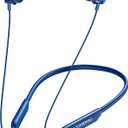 N8 Bluetooth Neckband Earbuds | 40Hrs Playtime Headphones, IPX6 Waterproof, Deep Bass Earphones, Clear Calls, Headset for Music, Sports, and Phone Calls Blue