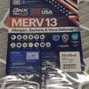 BNX TruFilter 20x20x4 (19.5 x 19.5 x 3.63 Slim Fit) MERV 13 Air Filter (2-Pack) - MADE IN USA - Air Conditioner HVAC AC Furnace Filters Health, Allergies, Mold, Bacteria, Smoke, MPR 1900 FPR 10